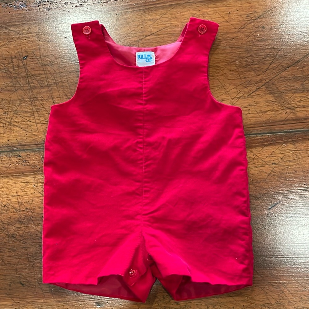LULI & ME | red corduroy Jon Jon | 18 months